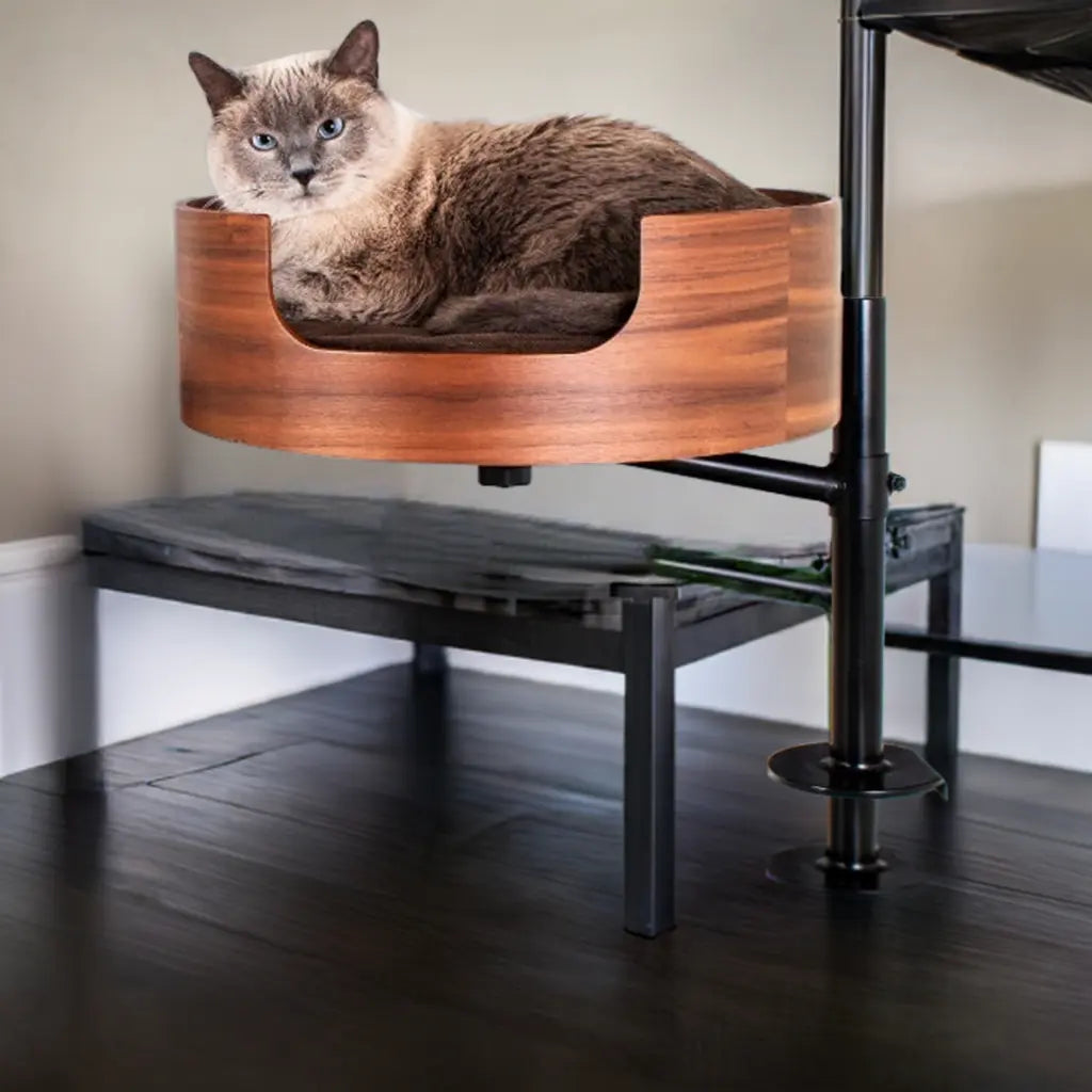 Desk Nest Cat Bed - The Purrfect Cat Bed for Your Desk - Paws & Palettes