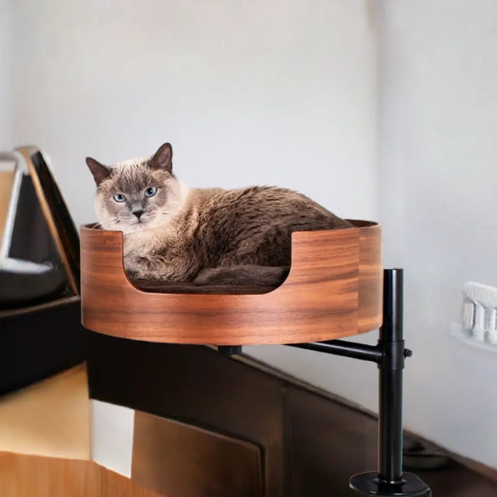 Desk Nest Cat Bed - The Purrfect Cat Bed for Your Desk - Paws & Palettes
