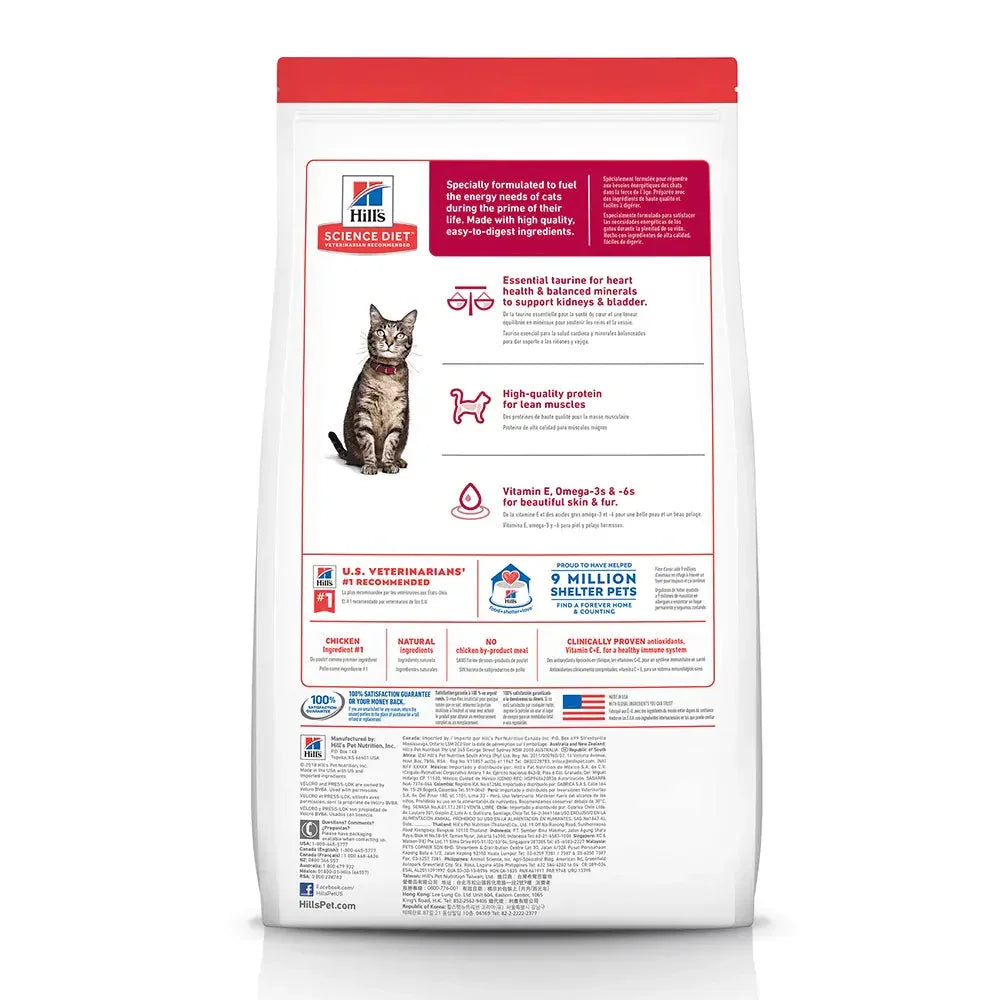 Hill’s – Science Diet – Adult Cat (1-6) Agline