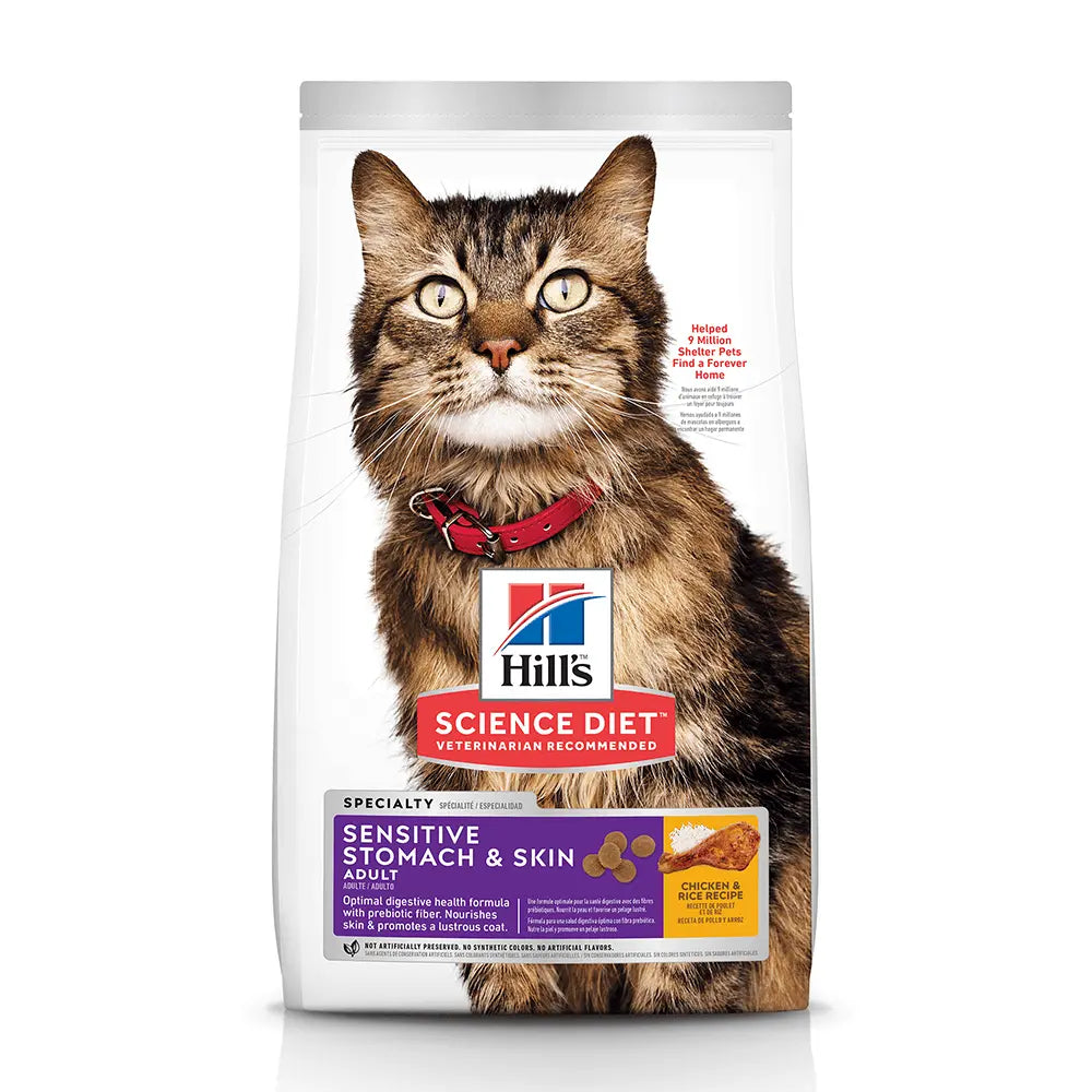 Hill’s – Science Diet – Adult Cat – Sensitive Stomach & Skin - Paws & Palettes