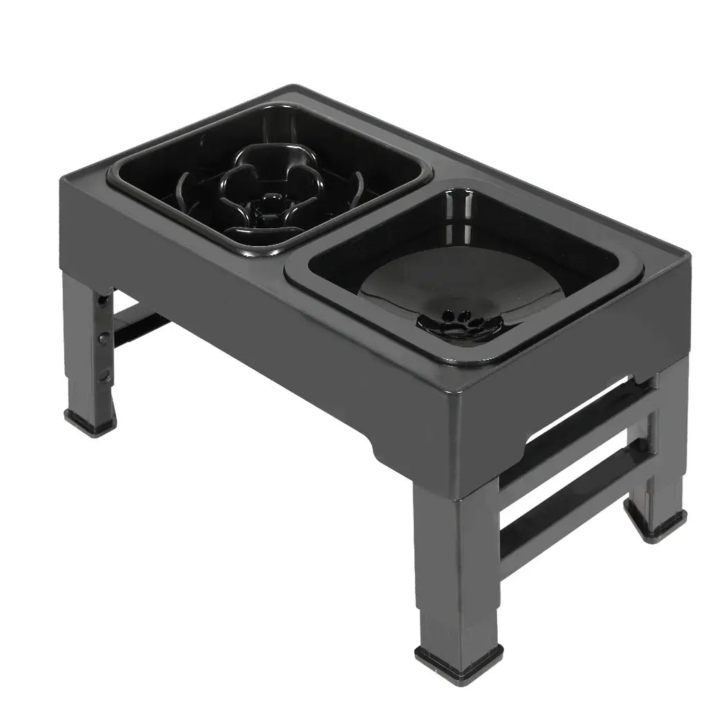 PaWz Elevated Pet Feeder 4 Height Adjustable - Paws & Palettes