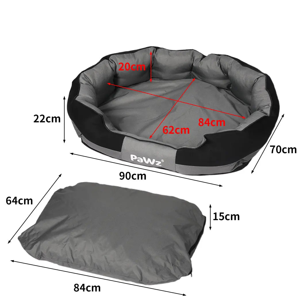 PaWz Waterproof Pet Dog Calming Bed Medium - Paws & Palettes