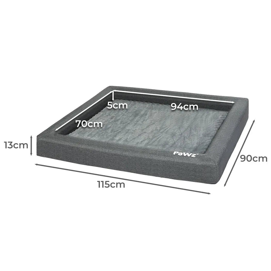 PaWz Memory Foam Pet Bed Calming Dog XL X-Large - Paws & Palettes