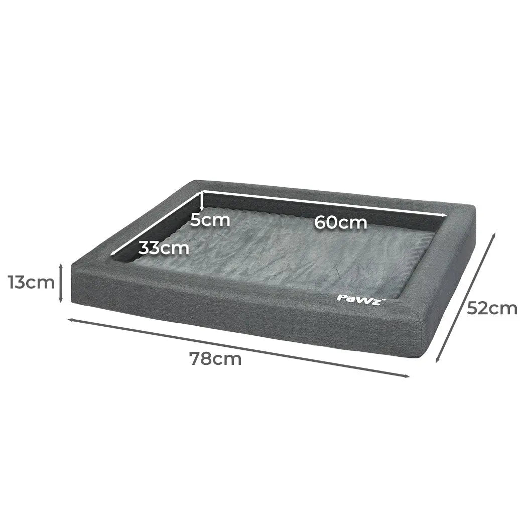 PaWz Memory Foam Pet Bed Calming Dog M Medium - Paws & Palettes