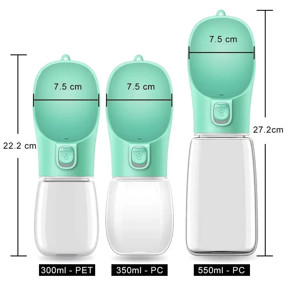 Portable Leakproof Dog Water Bottle - Paws & Palettes
