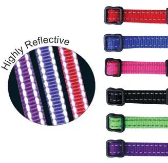 Beau Pets – Puppy – Collar – Reflective Thread – Adjustable Agline