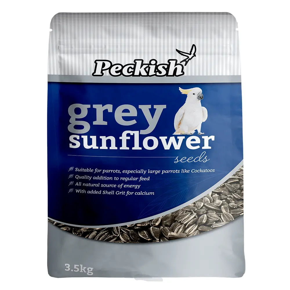 Peckish – Grey Sunflower Seed - Paws & Palettes
