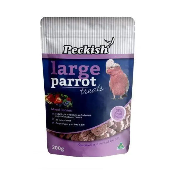 Peckish – Large Parrot Treats – Mixed Berries - Paws & Palettes