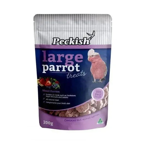 Peckish – Large Parrot Treats – Mixed Berries Agline