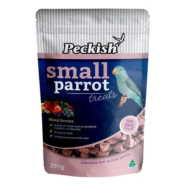 Peckish – Small Parrot Treats – Mixed Berries Agline