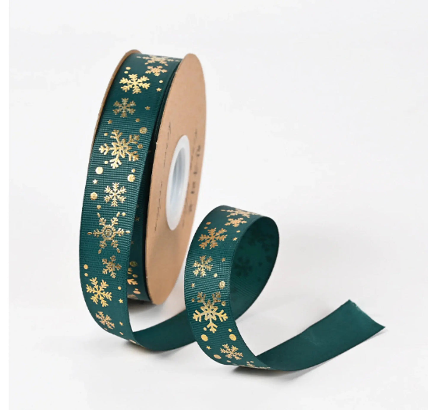 Ribbon Printed Christmas Design Decoration Gift Packing - Paws & Palettes