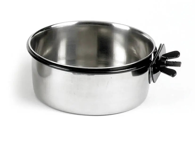 Bolt On Stainless Steel Coop Cup - Paws & Palettes