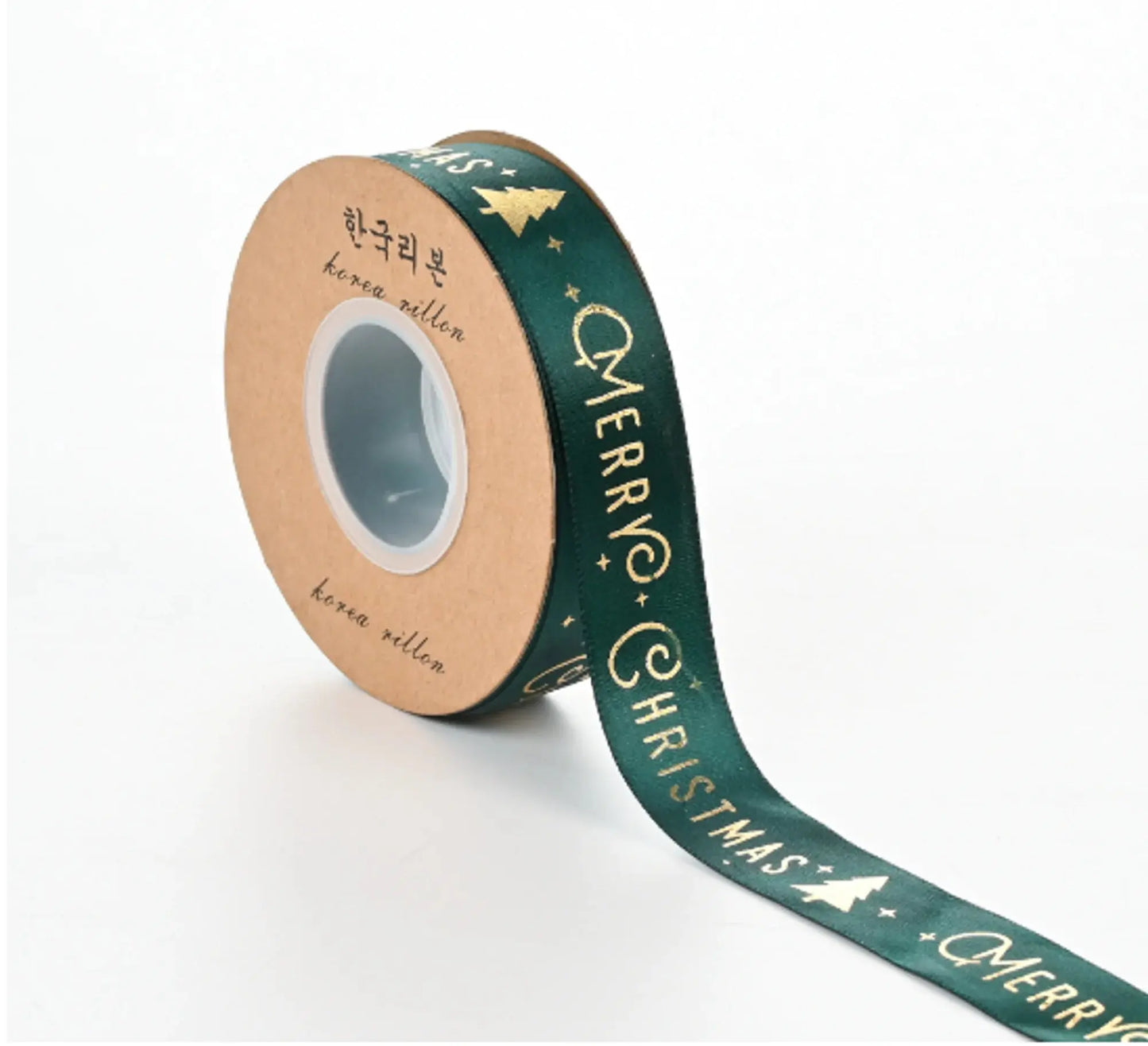 Ribbon Printed Christmas Design Decoration Gift Packing - Paws & Palettes