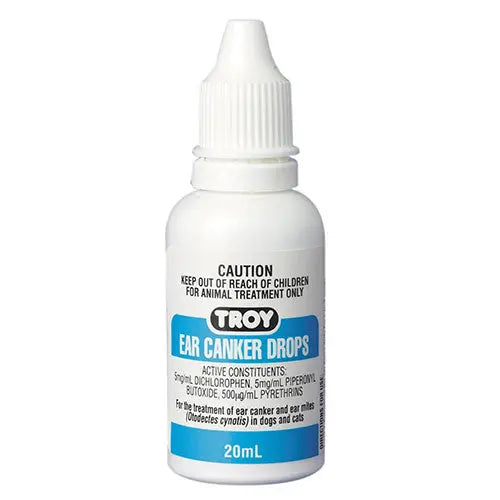 Troy – Ear Canker Drops - Paws & Palettes