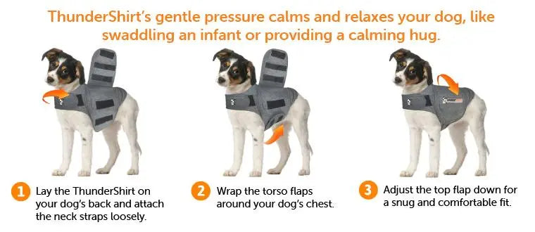 ThunderShirt – Classic – Heather Grey - Paws & Palettes