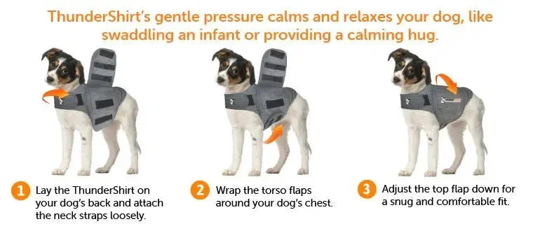 ThunderShirt – Classic – Heather Grey Agline