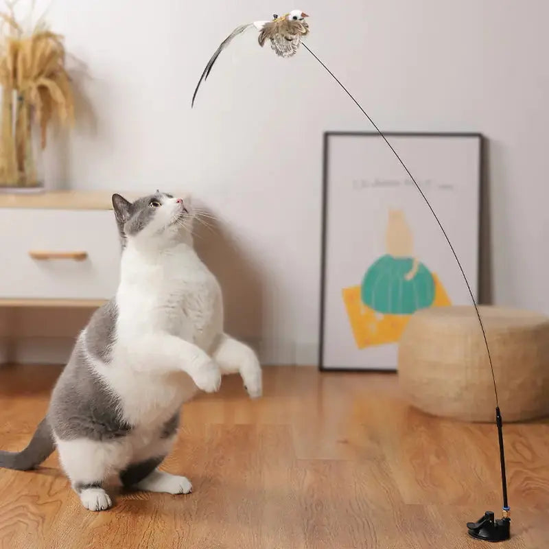 Simulation Bird Interactive Cat Toy - Paws & Palettes