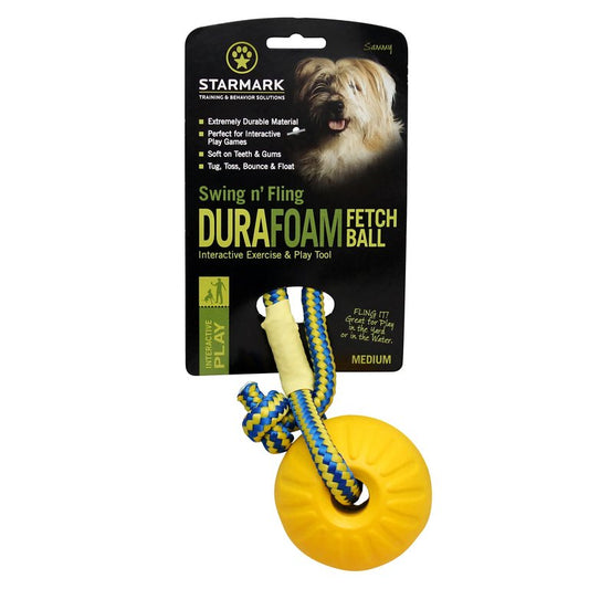 Starmark – Swing + Fling Durafoam Fetch Ball - Paws & Palettes