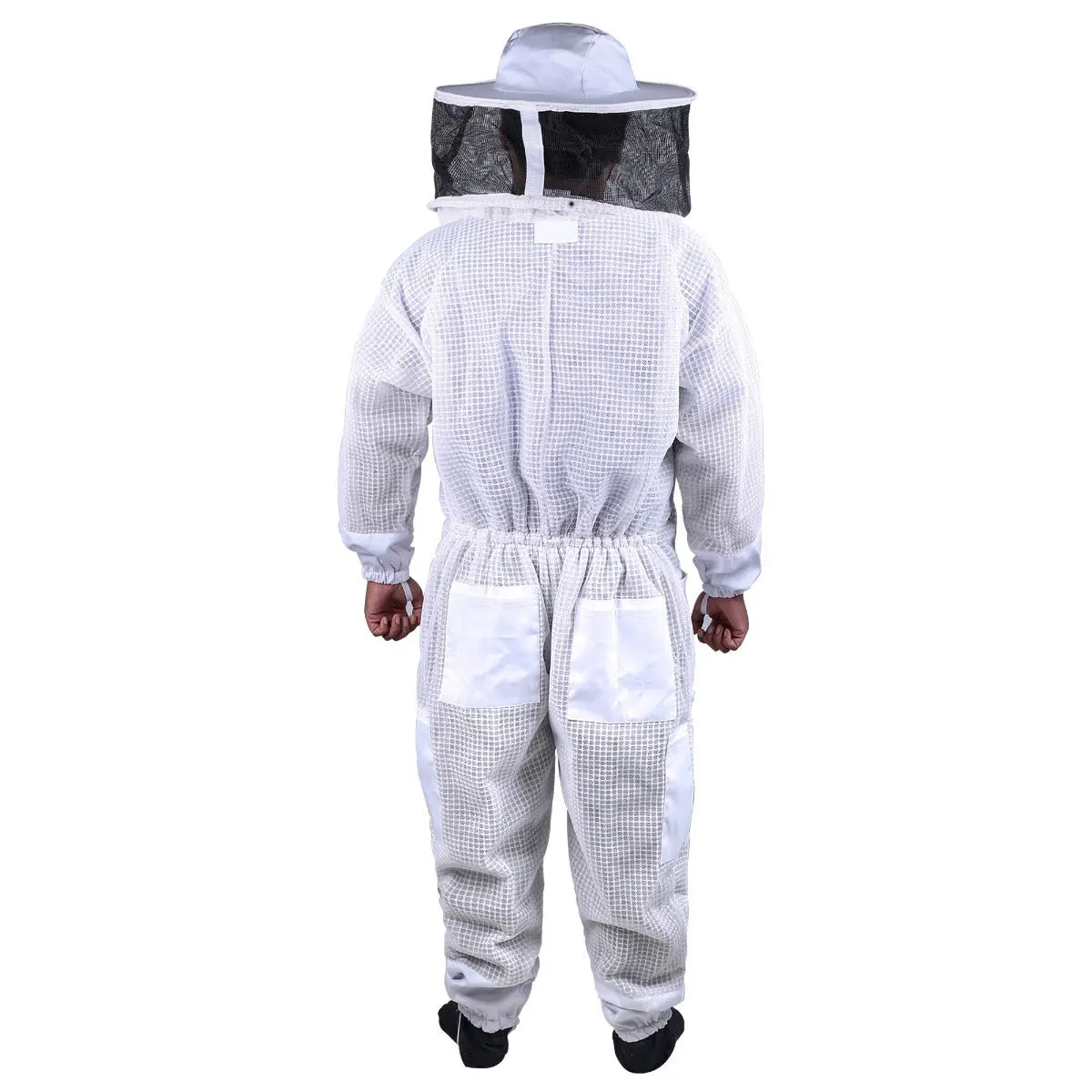 Beekeeping Bee Full Suit 3 Layer Mesh Ultra Cool Ventilated Round Head Beekeeping Protective Gear SIZE M - Paws & Palettes