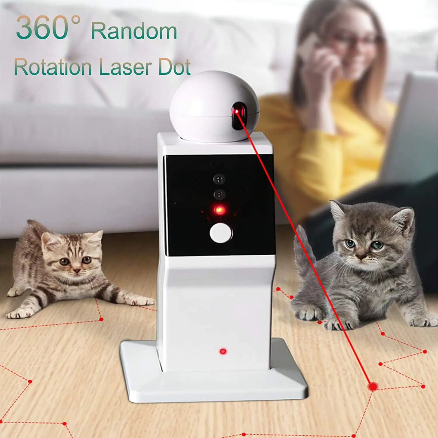 Automatic Laser Toy - Paws & Palettes