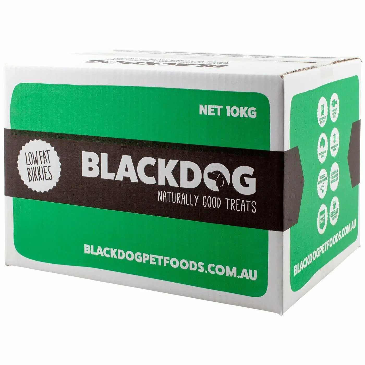 Black Dog – Oven Baked 4 x 2 Biscuits – 10kg Box - Paws & Palettes