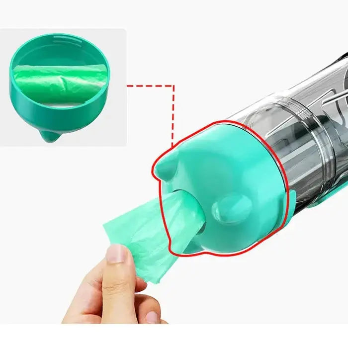 Multifunction Water Food Pet Bottle - Paws & Palettes
