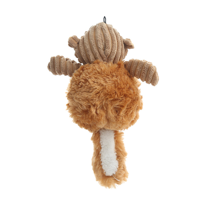 Squeaky Squirrel Dog Toy (light) - Paws & Palettes