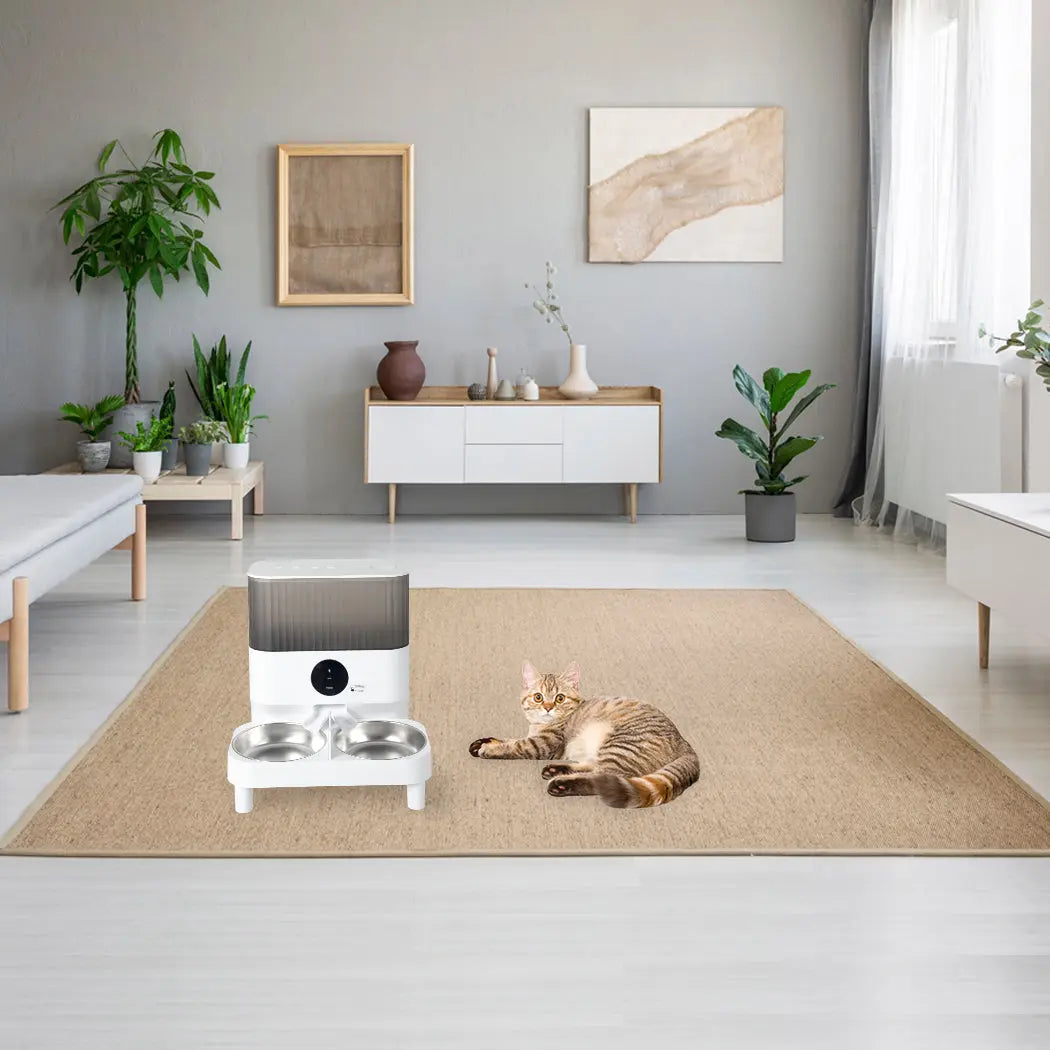 PaWz 7L Automatic Pet Feeder Wifi Dog White - Paws & Palettes