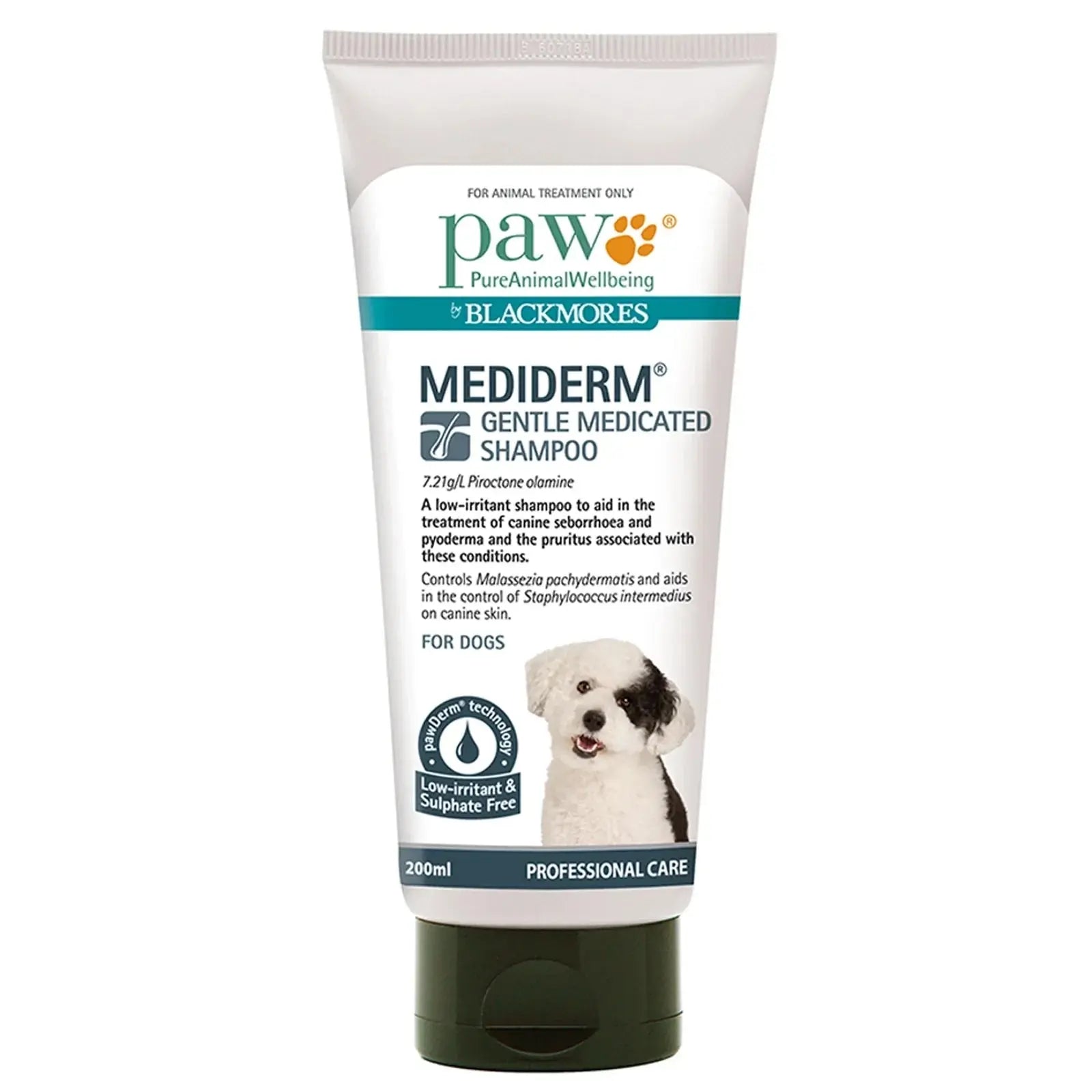 Blackmores: Paw – Mediderm – Gentle Medicated Shampoo - Paws & Palettes