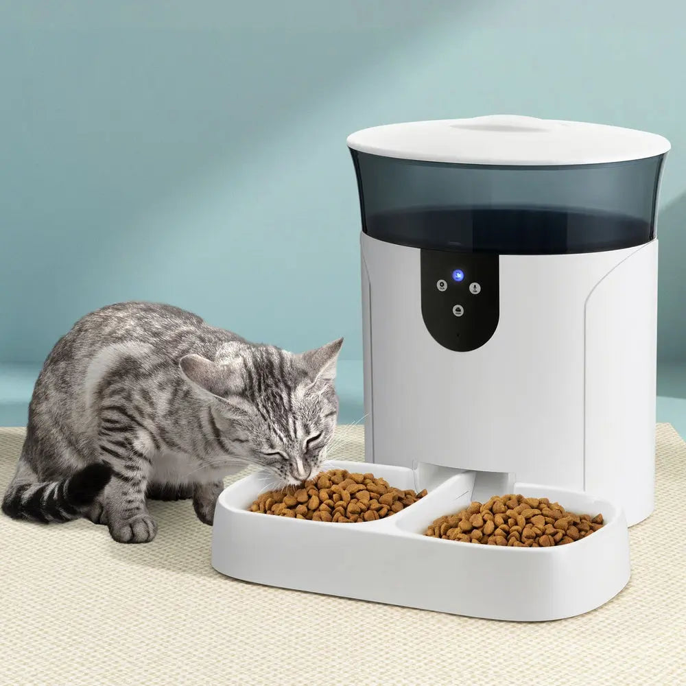 i.Pet Automatic Pet Feeder Dog Cat Wifi 7L Auto Smart Food Dispenser Timer Feed - Paws & Palettes