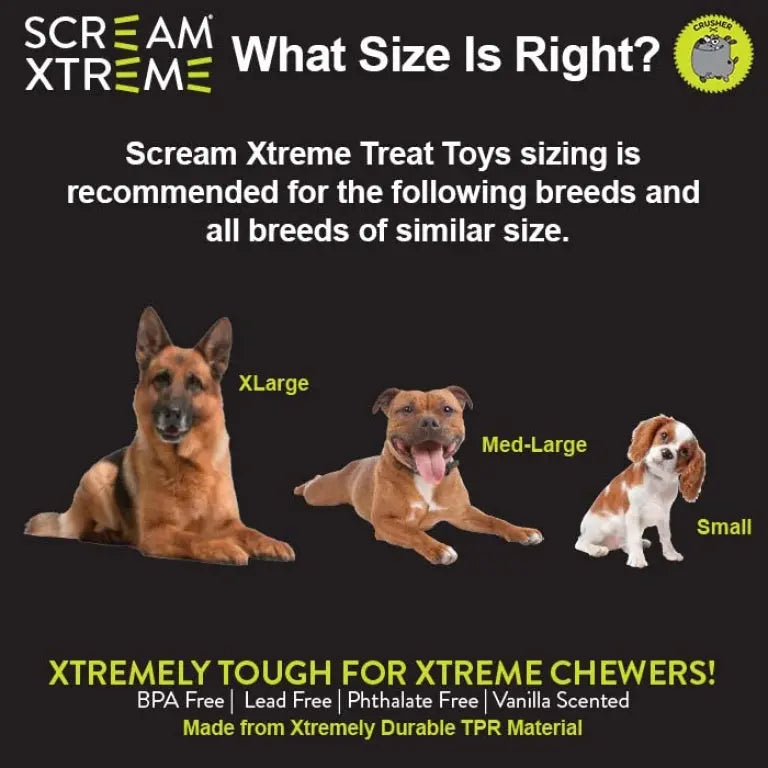 Scream – Xtreme Treat Tyre – Loud Green - Paws & Palettes