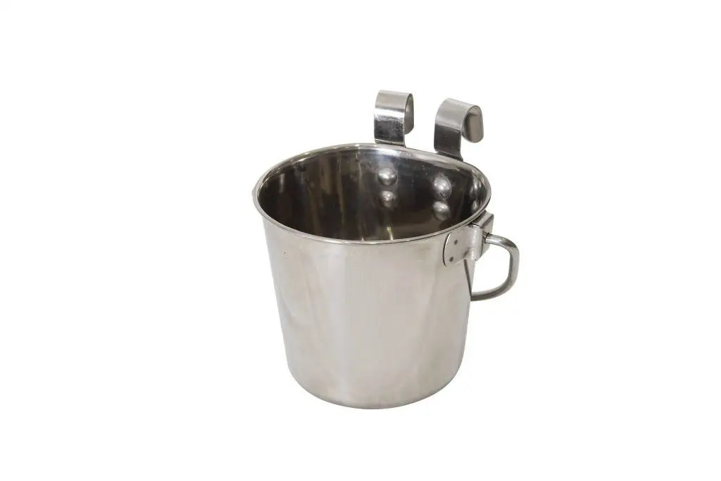 Superior Pet – Stainless Steel Flat Sided Bucket - Paws & Palettes