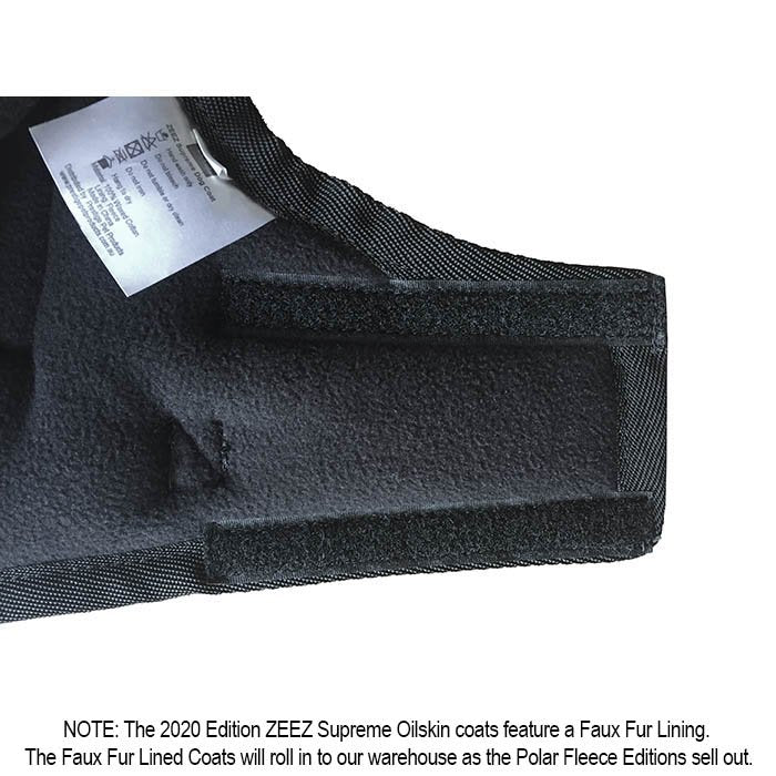 ZeeZ – Waterproof Supreme Dog Coat – Oil Skin/Black - Paws & Palettes