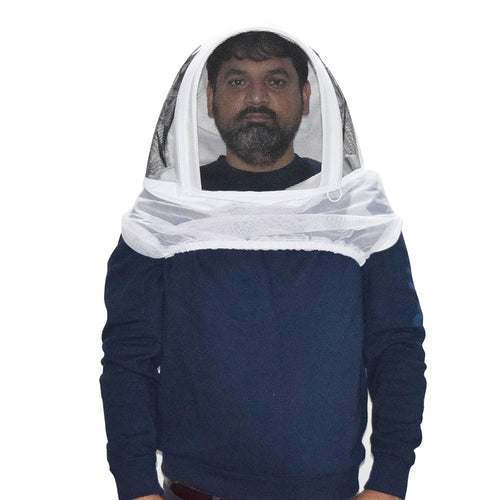 Beekeeping Bee Half Body Hoodie Veil Protective Gear - Paws & Palettes