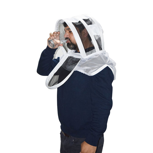 Beekeeping Bee Half Body Hoodie Veil Protective Gear - Paws & Palettes