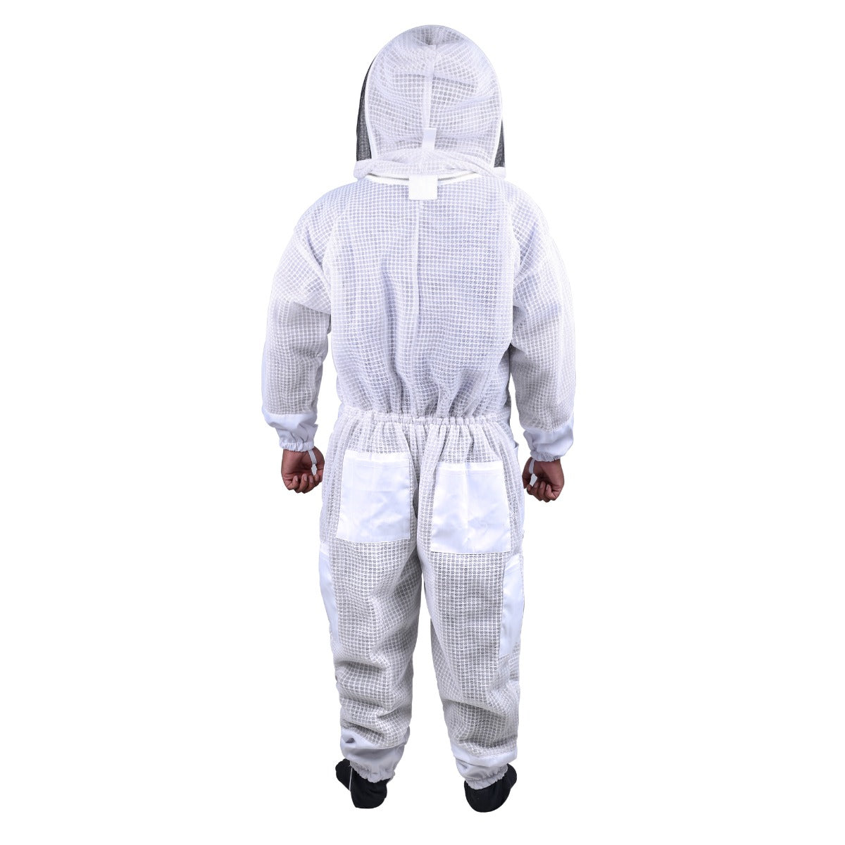 Beekeeping Bee Full Suit 3 Layer Mesh Ultra Cool Ventilated Hoodie Veil Beekeeping Protective Gear Size M - Paws & Palettes