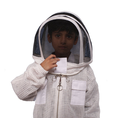 Beekeeping Bee Kids Full Suit 3 Mesh Layer Beekeeper Protective Gear M - Paws & Palettes