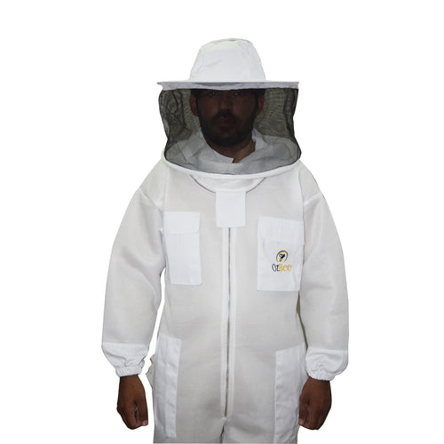 Beekeeping Bee Suit 2 Layer Mesh Round Head Style Ultra Cool & Light Weight - S - Paws & Palettes