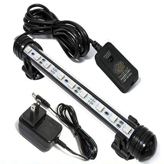 9LED Aquarium Fish Tank LED Light Bar Lamp 18cm Pool Submersible Waterproof Cool White - Paws & Palettes