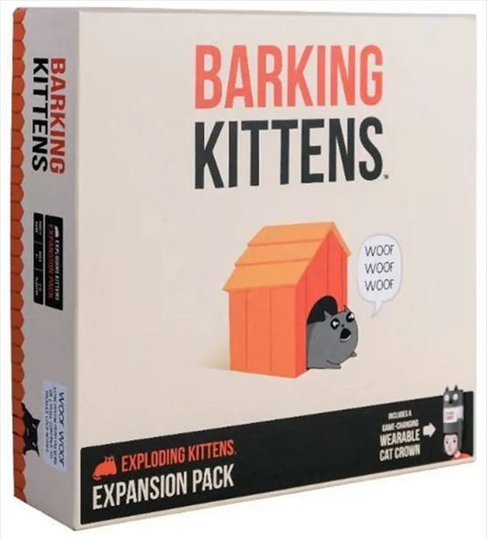 Barking Kittens (3rd Exploding Kittens Expansion) - Paws & Palettes