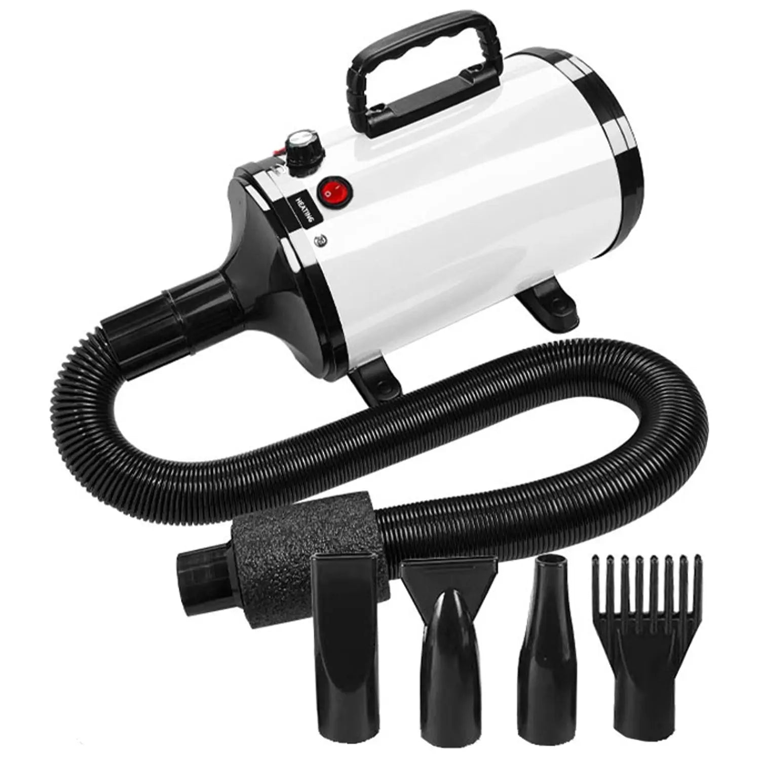 Floofi Pet Hair Dryer Advance Button Version (White) - Paws & Palettes