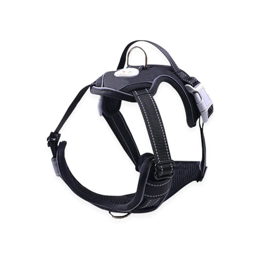 FLOOFI Dog Harness Vest XL Size (Black) - Paws & Palettes