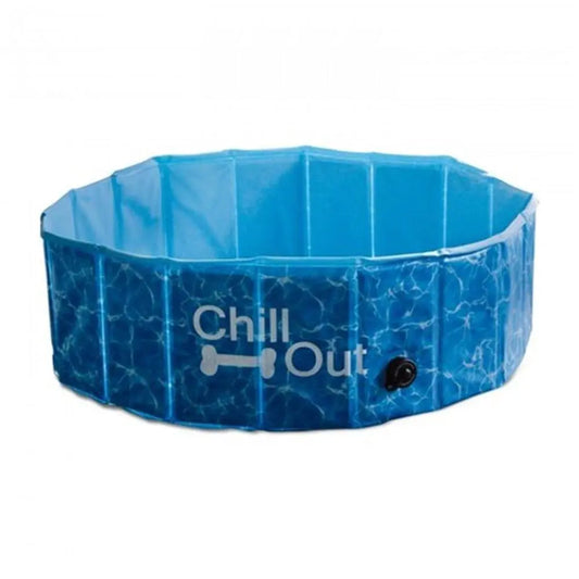 S Dog Swimming Pool - Chill Out Plastic Pet Puppy Bath Splash Fun All For Paws - Paws & Palettes