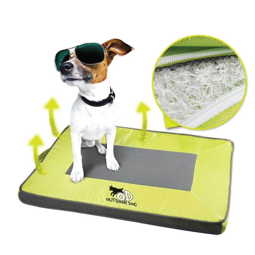 M Outdoor Dog Mat Quick Dry - Green Pet Cooling Pads Outside Mattress AFP - Paws & Palettes