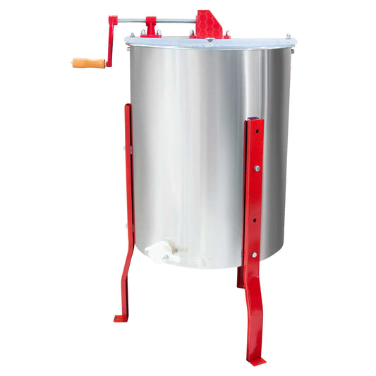 4 Frame Honey Extractor Stainless Four Manual Spinner Crank Honey Bee Beekeeping - Paws & Palettes
