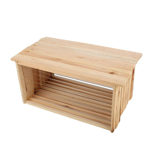 20x Wire Beehive Frame Assembled Wood Steel Unwaxed Deep Hive Frames Beekeeping - Paws & Palettes