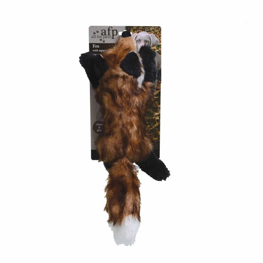 Dog Plush Toy - Fox Squeaky Interactive Large Life Like Pet Puppy Play - Paws & Palettes
