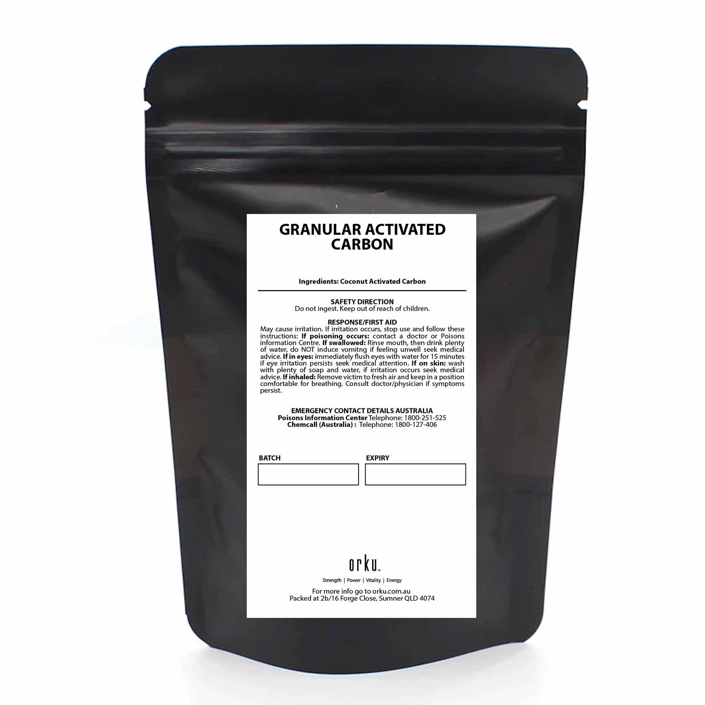 2Kg Granular Activated Carbon GAC Coconut Shell Charcoal - Water Air Filtration - Paws & Palettes