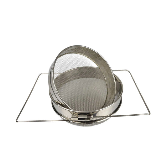 Honey Strainer Double Sieve - Coarse and Fine Mesh Filtering Screens Beekeeping - Paws & Palettes