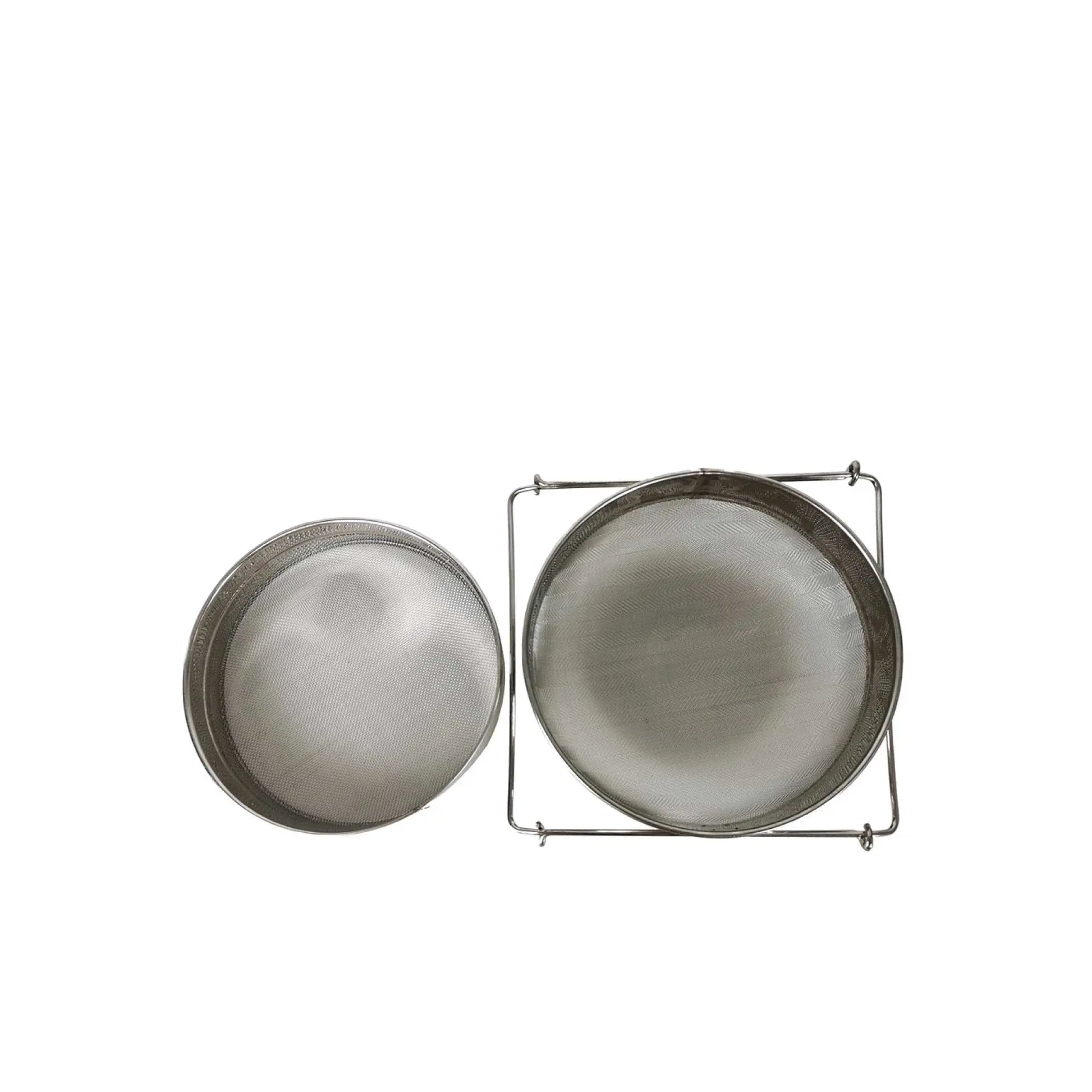Honey Strainer Double Sieve - Coarse and Fine Mesh Filtering Screens Beekeeping - Paws & Palettes